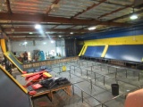 TRAMPOLINE W/PLATFORM APPROX. 72' X 52' X 11'2'' (* BUYER IS RESPONSIBLE FOR DISSASEMBLY & REMOVAL -