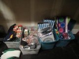 (4) TOTES OF ASSORTED ARCADE PRIZES