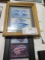 3 - framed fly photo boards & one unframed - print