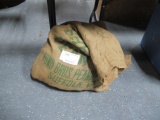 Burlap peanut bags