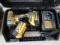 DEWALT 20V 1/4'' IMPACT DRIVER W/ BATTERIES, CHARGER & CASE