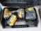 DEWALT 20V 1/4'' IMPACT DRIVER W/ BATTERIES, CHARGER & CASE