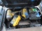 DEWALT 20V 1/4'' IMPACT DRILL & HEPA FILTER VAC W/ BATTERY, CHARGER & CASE