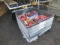 PLASTIC CRATE & LID W/MILWAUKEE M12/M18 BATTERY CHARGERS