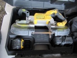 DEWALT 20V BANDSAW W/ BATTERY, CHARGER & CASE