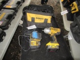 DEWALT 20V 1/2'' 3SPD IMPACT W/ BATTERIES & CHARGER