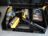 DEWALT 20V DRILL W/ BATTERIES, CHARGER & CASE