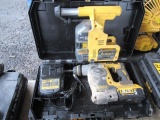 DEWALT 20V HAMMER DRILL & HEPA FILTER VAC W/ BATTERY, CHARGER & CASE