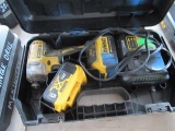 DEWALT 20V 1/4'' IMPACT DRILL & HEPA FILTER VAC W/ BATTERY, CHARGER & CASE