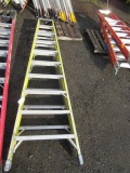 FEATHERLITE 10' FIBERGLASS LADDER