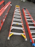 WERNER LEANSAFE 10' FIBERGLASS LADDER