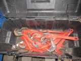 TOOL BOX W/ASSORTED WRENCHES