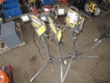 (3) CEP LED WORKLIGHTS W/STANDS