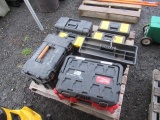 ASSORTED PLASTIC TOOL BOXES