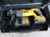 DEWALT 20V RECIPROCATING SAW W/ BATTERY, CHARGER & CASE