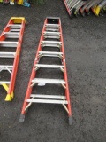 FEATHERLITE 8' FIBERGLASS LADDERS