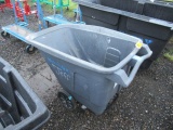 PLASTIC ROLLING DUMP CART