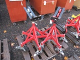 (2) B & B GIANT 5 PIPE STANDS