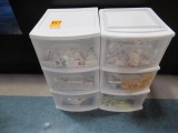 PLASTIC ORGANIZERS W/ASSORTED CONDIMENT PACKETS