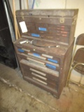 KENNEDY ROLLING TOOL BOX W/ASSORTED TOOLS