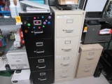 (3) METAL FILE CABINETS
