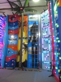 KLIME WALLZ 7 SECTION CLIMBING WALL W/13 HARNESS APPROX. 23' WIDE X 15' DEEP X 20'6'' TALL (*BUYER