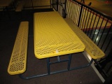 6' METAL PICNIC TABLE