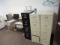 (3) FOUR DRAWER FILE CABINETS & FOLDING TABLE