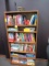 BOOKCASE W/ ASSORTED TEXT BOOKS