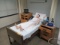 MEDICAL BED W/ MANIKIN, LINK BOX PLUS, HP LAPTOP & (2) CARTS