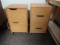 (2) TWO DRAWER ROLLING FILE CABINETS