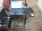 DELL LAPTOP W/ ROLLING WORK STATION