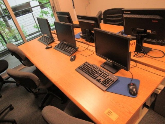 (3) LENOVO MONITORS