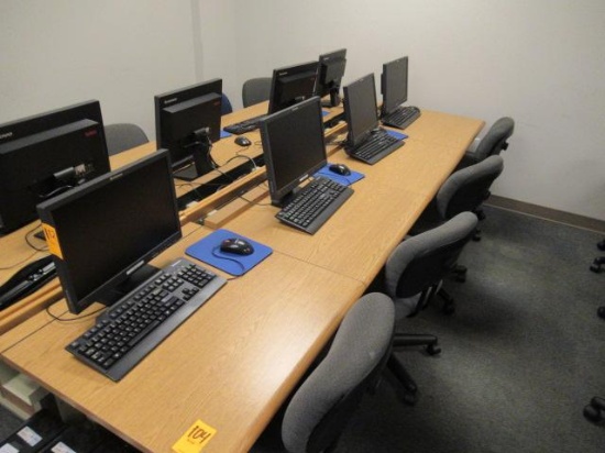 (4) LENOVO MONITORS