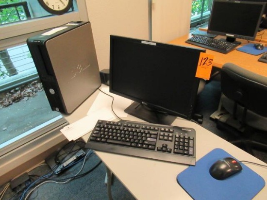 DELL OPTIPLEX 760 COMPUTER & DELL MONITOR (UNKNOWN PASSWORD)