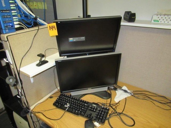 (2) DELL MONITORS W/STAND