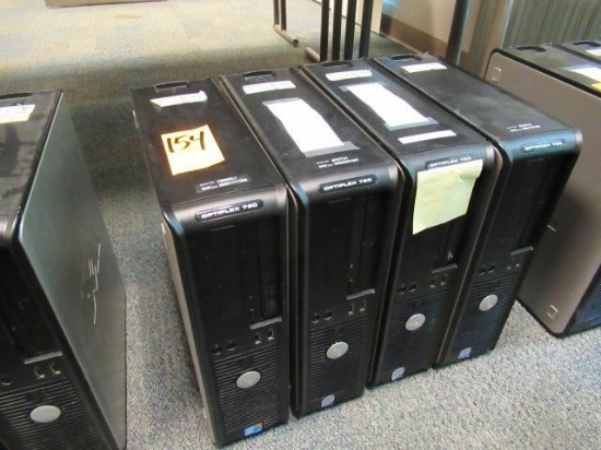(4) DELL COMPUTERS (UNKNOWN PASSWORDS)