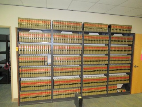 3 SECTION METAL SHELVING