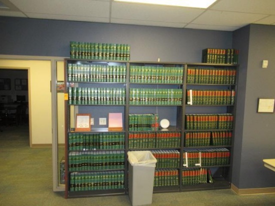 3 SECTION METAL SHELVING