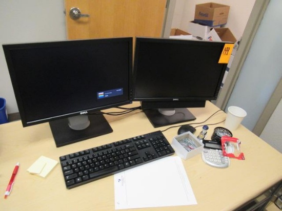(2) DELL MONITORS