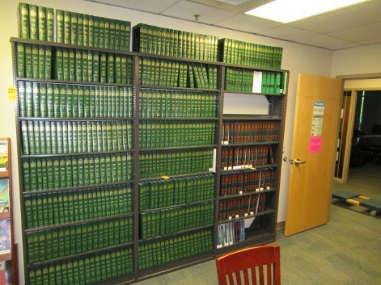 3 SECTION METAL SHELVING