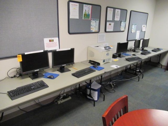 (5) LENOVO MONITORS