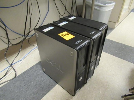 (3) DELL OPTIPLEX 760 COMPUTERS (UNKNOWN PASSWORDS)