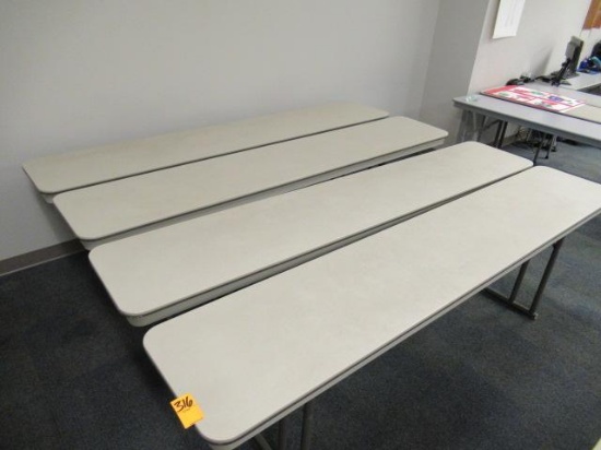 (4) FOLDABLE TABLES