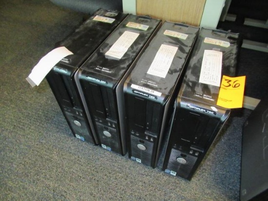 (4) DELL OPTIPLEX 760