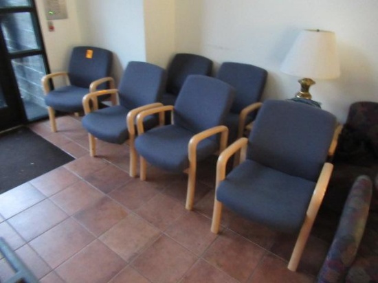 8 LOBBY CHAIRS