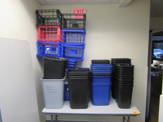 WASTE & RECYCLE CANS