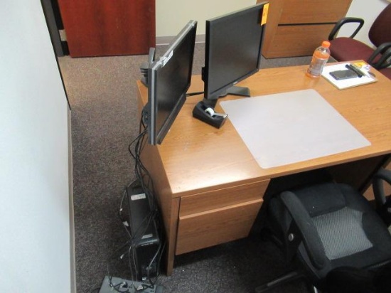 DELL OPTIPLEX 760 CPUT & (2) DELL MONITORS