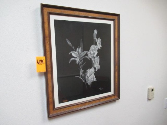 FRAMED FLOWER ARTWORK