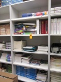 CONTENTS OF SHELVES - ASSORTED TEXT BOOKS